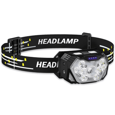 Lanterna de Cabeça Impermeável com Sensor - Headlamp - PescaAqui