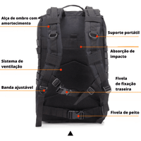 Mochila Tática Militar 50L - Elite - PescaAqui