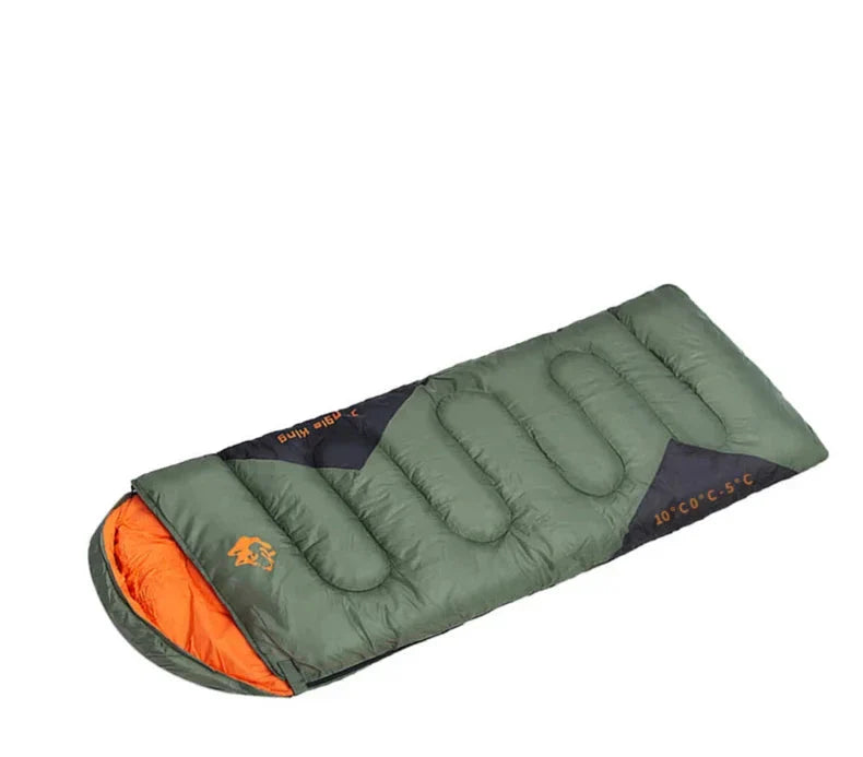 Saco de Dormir JUNGLEKING CY0904 Ultralight Impermeável 4 Estações 10℃/0℃/-5℃ - PescaAqui