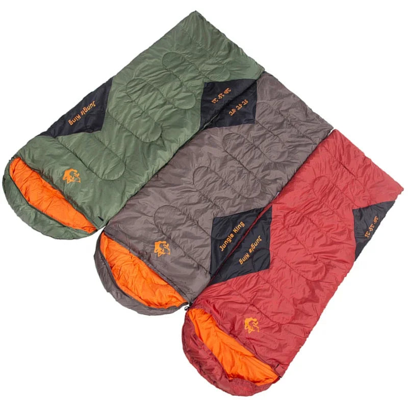 Saco de Dormir JUNGLEKING CY0904 Ultralight Impermeável 4 Estações 10℃/0℃/-5℃ - PescaAqui