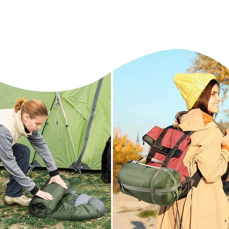 Saco de Dormir Ultralight Impermeável 4 Estações - Camping e Hiking - PescaAqui