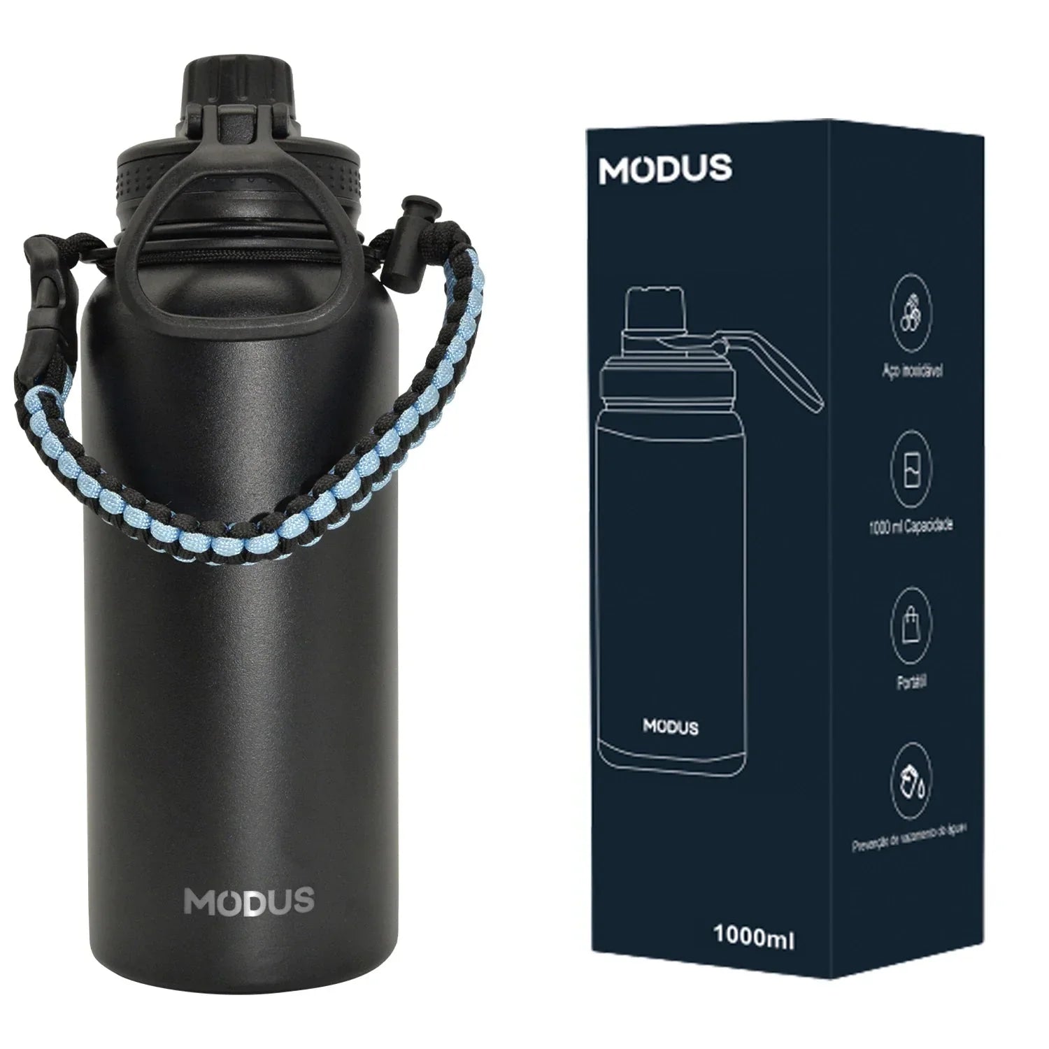 Garrafa Térmica de Aço Inoxidável Isolante - Modus - PescaAqui
