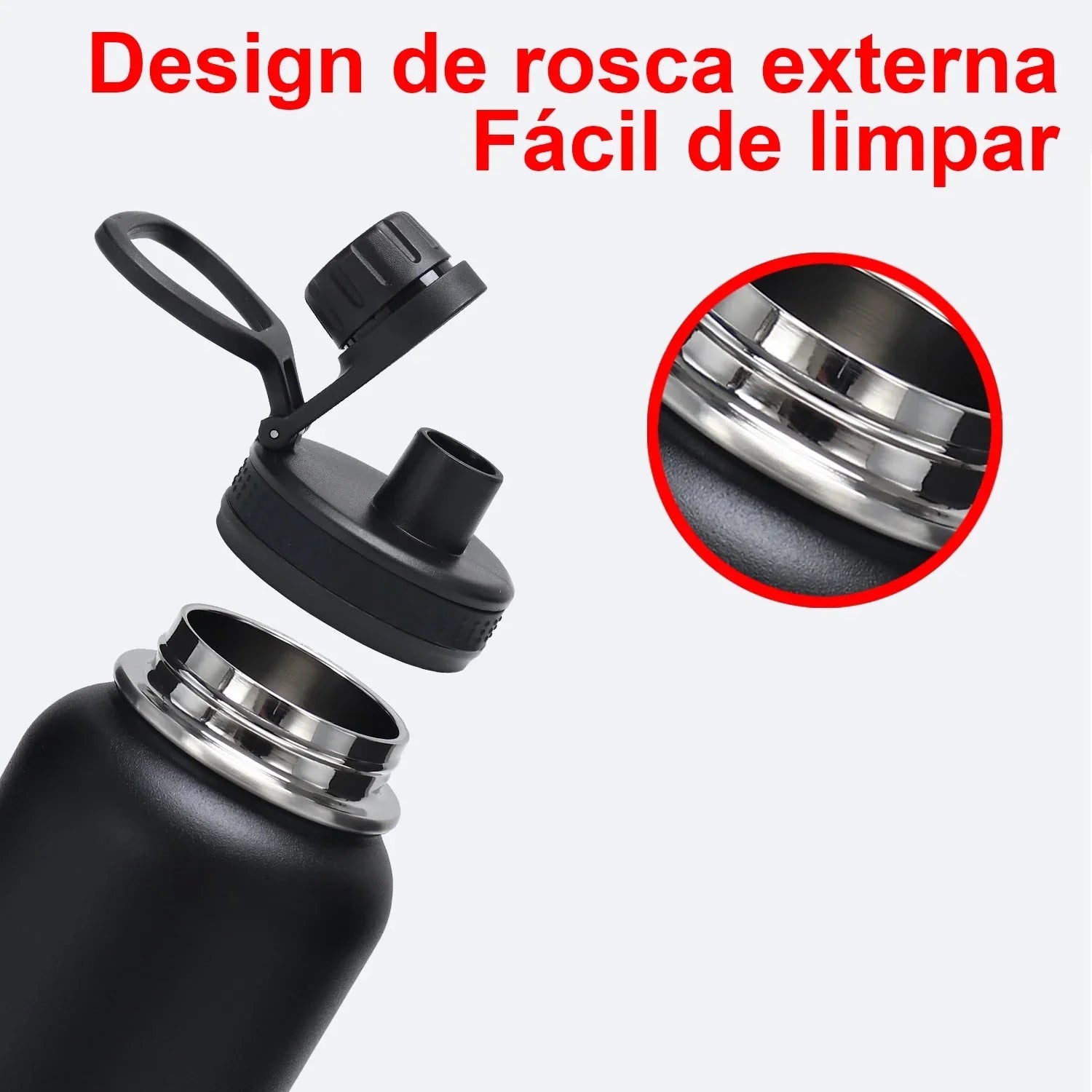 Garrafa Térmica de Aço Inoxidável Isolante - Modus - PescaAqui