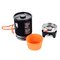 Kit Fogareiro + Potes de Acampamento - FireMaple - PescaAqui