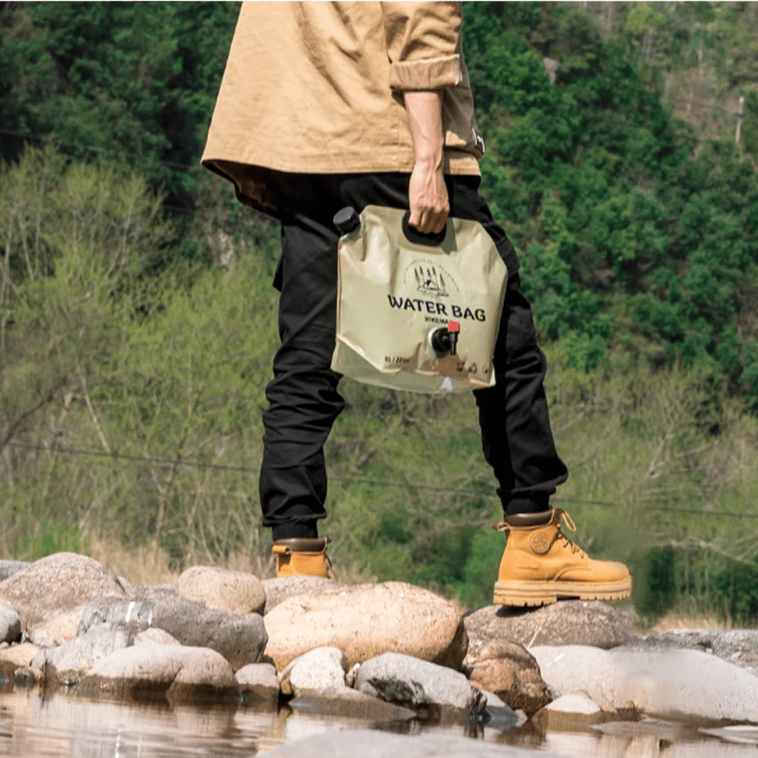 Mini Bolsa de Água Portátil para Camping 8L - Hike Man - PescaAqui