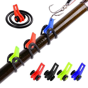 Suporte com 10 Peças em Ganchos para Iscas e Anzóis - PescaAqui