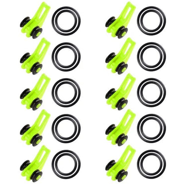Suporte com 10 Peças em Ganchos para Iscas e Anzóis - PescaAqui