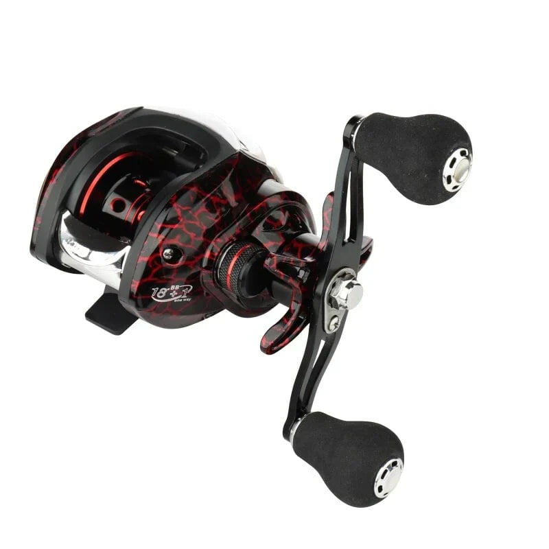 Carretilha de Pesca 19 Rolamentos Drag 10kg e Freio Magnético - X300 - PescaAqui