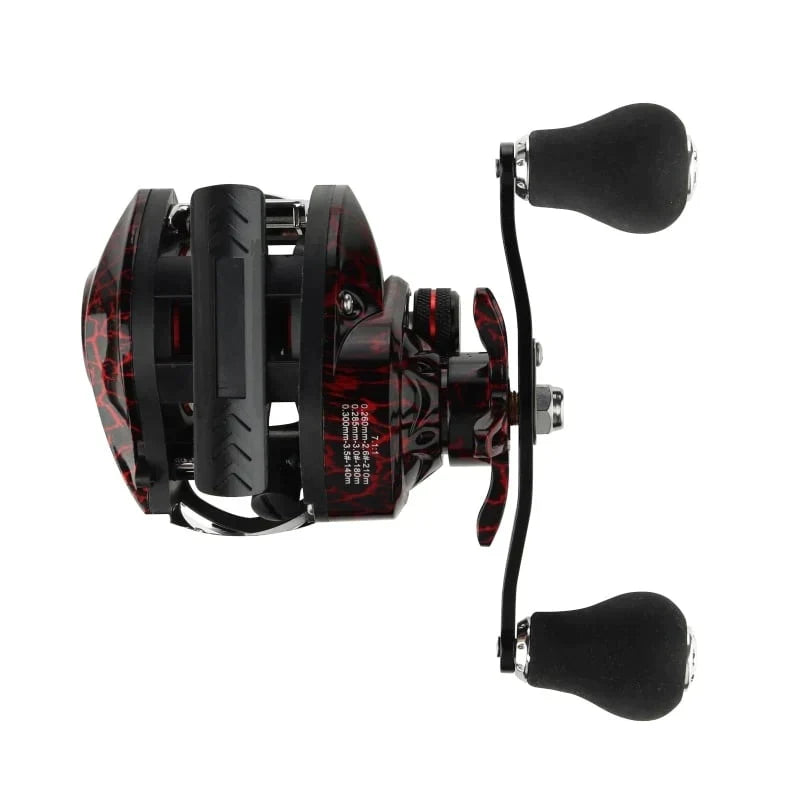 Carretilha de Pesca 19 Rolamentos Drag 10kg e Freio Magnético - X300 - PescaAqui