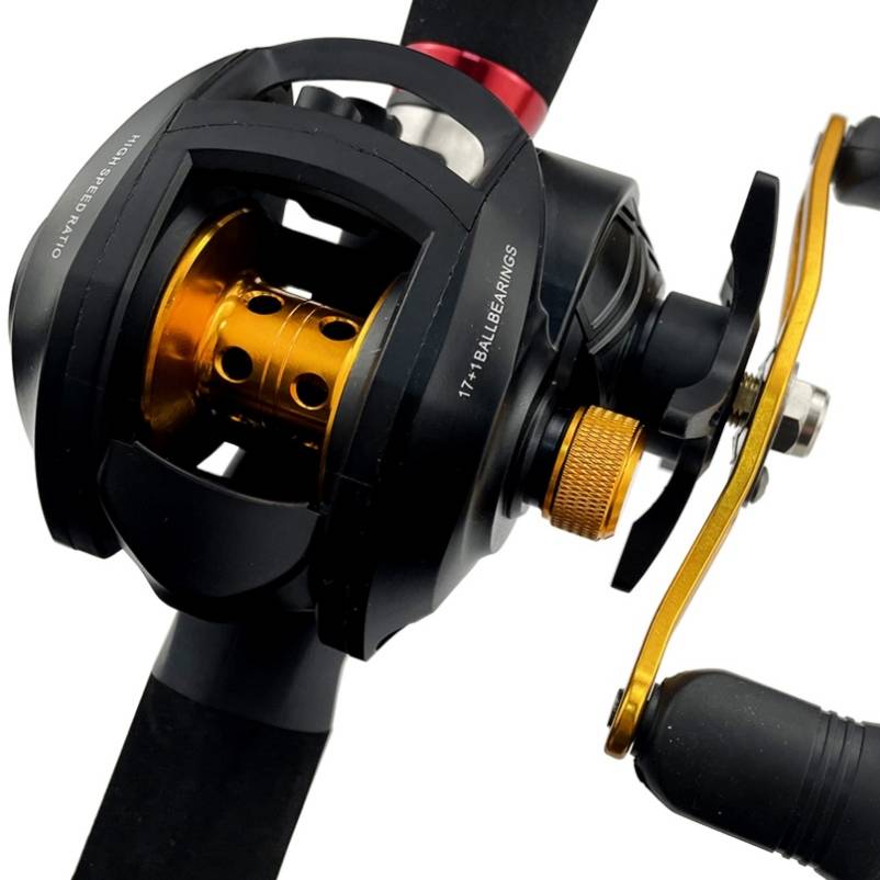 Carretilha de Pesca Ghotda GF2000 18 Rolamentos e Drag 8kg - PescaAqui
