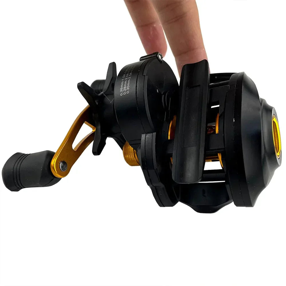 Carretilha de Pesca Ghotda GF2000 18 Rolamentos e Drag 8kg - PescaAqui