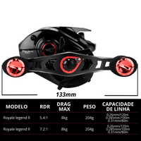 Carretilha de Pesca KastKing Royale Legend ll - PescaAqui