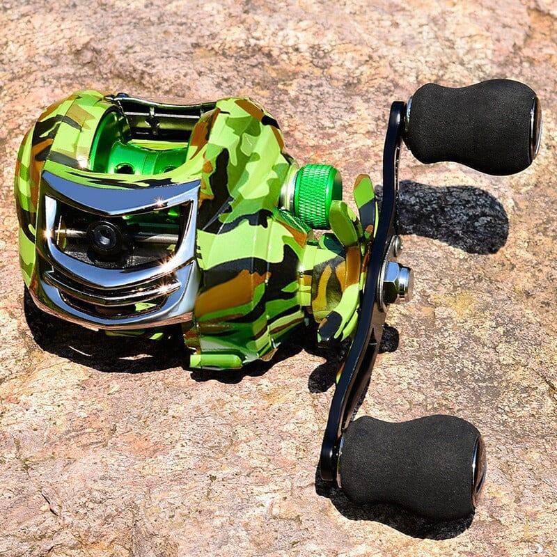 Carretilha de Pesca Pro 18+1 10Kg Drag Camuflada - PescaAqui