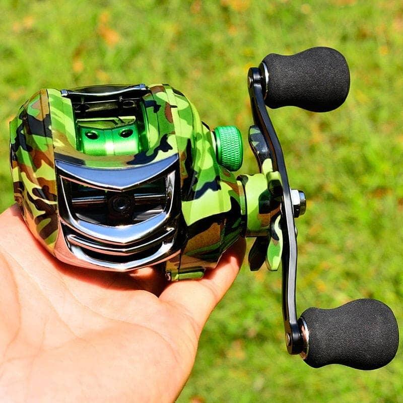 Carretilha de Pesca Pro 18+1 10Kg Drag Camuflada - PescaAqui