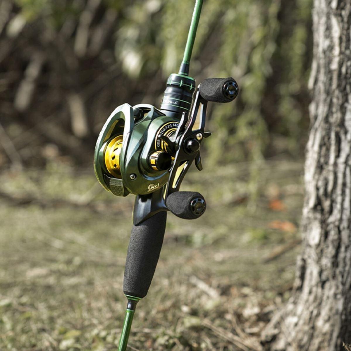 Carretilha de Pesca Titan Pro Anti Cabeleira - PescaAqui