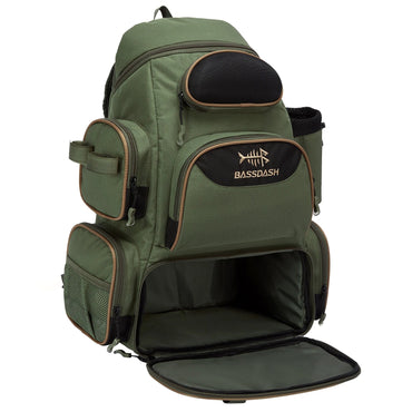 Mochila de Pesca Bassdash - Tática Leve com Caixa de Iscas Multifuncional - PescaAqui