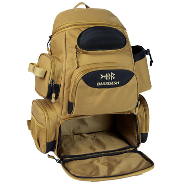Mochila de Pesca Bassdash - Tática Leve com Caixa de Iscas Multifuncional - PescaAqui