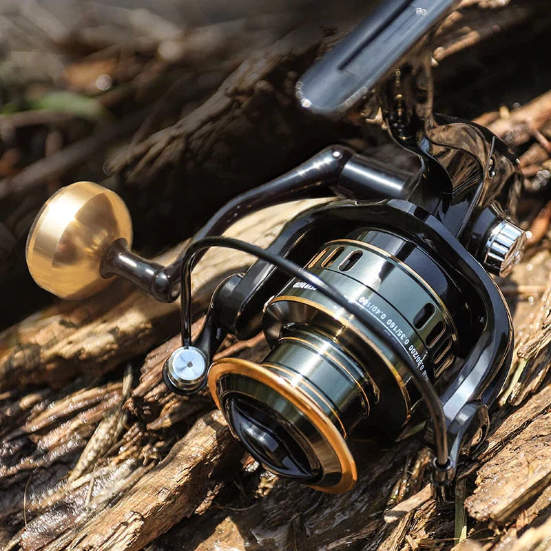 Molinete de Pesca LINNHUE HE Recolhimento 5.2:1 Drag 10kg - PescaAqui