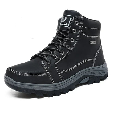 Bota Casual de Couro Inverno Snow Boots - PescaAqui